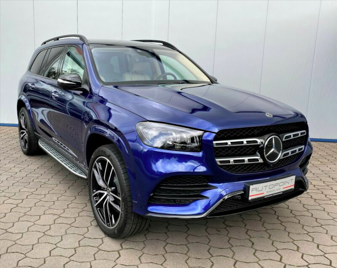 Mercedes-Benz GLS 400d | modrá metalíza | online nákup | online prodej | super cena | autoibuy.com